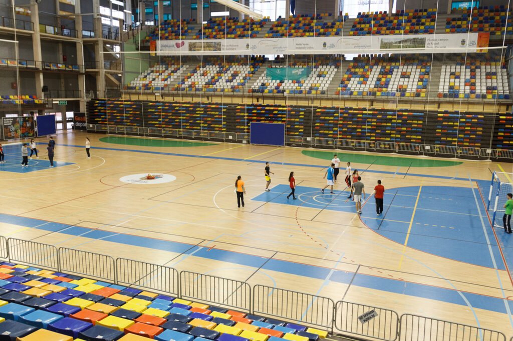 actividad deportiva en el polideportivo Palacio Multiusos